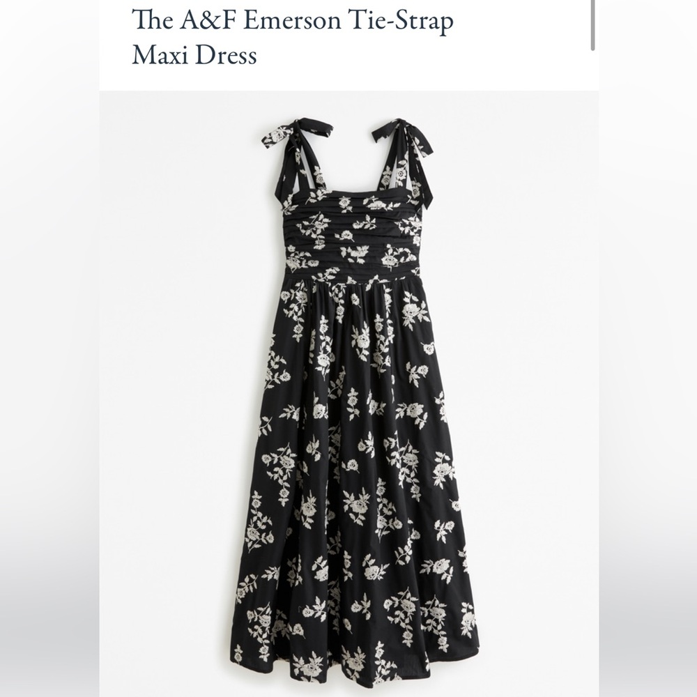 A&F Emerson tie strap maxi dress